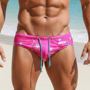 Bañador Slip Estrella rosa