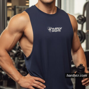 Corte dorsal medio /azul marino