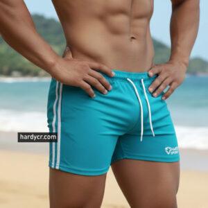 Bañador short Betta turquesa